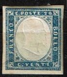 [King Victor Emmanuel II - This Issue Vary Greatly in Colour, tegund D8]