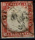 [King Victor Emmanuel II - This Issue Vary Greatly in Colour, tegund D11]