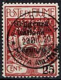 [Fiume Military Post Stamps Surcharged, Typ C2]
