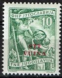 [National Economy Stamps of 1953 in Changed Colors and Overprinted "STT - VUJNA", Tip CB]