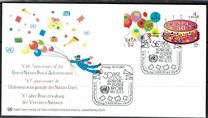 [The 50th Anniversary of the United Nations Postal Administration UNPA, type MA]