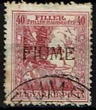 [Overprinted Postage Stamps from Hungary, type U]