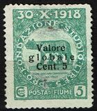 [No. 49-60 Overprinted "Valore globale" in 2 Types. Type I: 1919, Thin Overprint. Type II: 1920, Thick Overprint, type AN1]