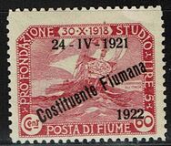 [New Daily Stamps from 1919 Overprinted "24-IV-1921 - Costituente Fiumana - 1922", type AY1]