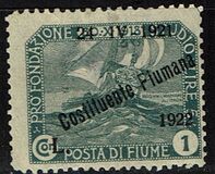 [New Daily Stamps from 1919 Overprinted "24-IV-1921 - Costituente Fiumana - 1922", type AY3]