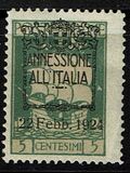 [New Daily Stamps from 1923 Overprinted "ANNESSIONE/ ALL 'ITALIA", type BE]
