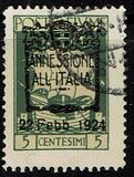 [New Daily Stamps from 1923 Overprinted "ANNESSIONE/ ALL 'ITALIA", type BE]