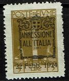 [New Daily Stamps from 1923 Overprinted "ANNESSIONE/ ALL 'ITALIA", type BH1]
