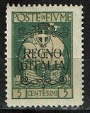 [New Daily Stamps from 1923 Overprinted "REGNO/D'ITALIA", тып BI]