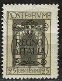 [New Daily Stamps from 1923 Overprinted "REGNO/D'ITALIA", тып BJ1]