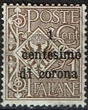 [Italian Stamps Surcharged, type A]