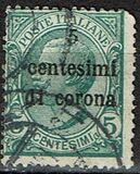 [Italian Stamps Surcharged, type C]