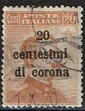 [Italian Stamps Surcharged, type E]