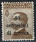 [Italian Stamps Surcharged, type G]