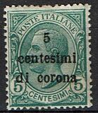 [Italian Stamps Surcharged, type C]