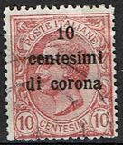 [Italian Stamps Surcharged, type D]