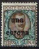 [Number 11 Surcharged "una", tegund M]