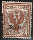 [Italian Stamps Overprinted "Rodi", Tipe A]