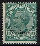 [Italian Stamps Overprinted "Nissiros", 类型 B]