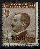 [Italian Stamps Overprinted "Rodi", Tipe E]