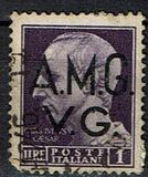 [Italian Postage Stamps Overprinted "A.M.G.V.G." - Watermarked, 유형 A9]