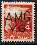 [Italian Postage Stamps Overprinted "A.M.G.V.G.", type A17]