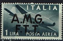 [Airmail -  - Italy Postage Stamps of 1945 Overprinted "A.M.G.F.T.T.", тип B]