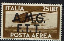 [Airmail -  - Italy Postage Stamps of 1945 Overprinted "A.M.G.F.T.T.", тип B4]