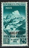 [Festival of the Mountain - Italy Postage Stamp Overprinted "AMG-FTT", نوع CL]