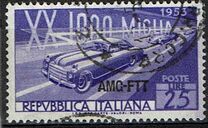 [The 20th 1000-Mile Auto Race - Italy Postage Stamp Overprinted "AMG-FTT", type CF]