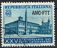 [The 25th Anniversary of the Lateran Pacts - Italy Postage Stamps Overprinted "AMG-FTT", タイプ CR1]