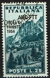 [Trieste Fair - Italy Postage Stamps Overprinted "AMG-FTT - FIERA DI - TRIESTE - 1954"", Tip CW]