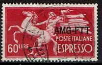 [Express Stamp - Democracy - Italy Postage Stamp of 1945 Overprinted "AMG-FTT", type Y12]