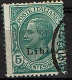 [Italian Postage Stamps Overprinted "Libia", tip A2]