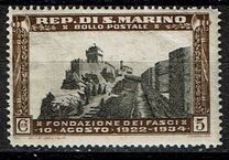 [The 12th Anniversary of San Marino Fascist Party, type BK]