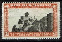 [The 12th Anniversary of San Marino Fascist Party, type BK2]