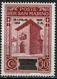 [Not Issued Edtion Overprinted - 28 LUGLIO 1943-1642 d. F. R ., type CE4]
