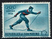 [Winter Olympic Games - Cortina d` Amprezzo 1956, Italy, type HU]