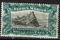 [War Casualties Foundation Stamps of 1918 Overprinted "3 - Novembre - 1918", type U3]