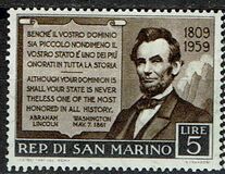 [The 150th Anniversary of the Birth of Abraham Lincoln, 1809-1865, type KQ]