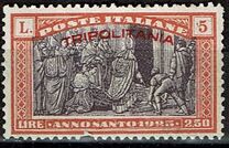 [Holy Year - Italian Postage Stamps Overprinted "TRIPOLITANIA", 类型 G5]