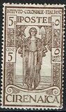 [Italian Colonial Institute - Goddess of Peace - Watermarked, type G]