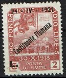 [New Daily Stamps from 1919 Overprinted "24-IV-1921 - Costituente Fiumana", type AW]
