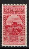 [Airmail - The 50th Anniversary of the Death of Giuseppe Garibaldi - Italian Postage Stamps Overprinted "POSTE COLONIALI/ITALIANE", type L]