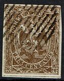 [Coat of Arms - Value in C(entavos) - Overprinted Mexico, Consignment Number and "Year", type I]