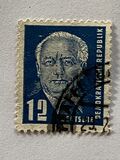 [President Wilhelm Pieck - New Watermark, type I3]