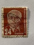 [President Wilhelm Pieck - New Watermark, type I4]