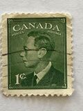 [King George VI - Inscription: "POSTES POSTAGE", タイプ EJ]