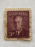 [King George VI As Previous Without Inscription "POSTES POSTAGE", Tip EQ]