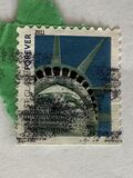 [Flag & Statue of Liberty - Self-Adhesive Coil Stamps (44 cents), 类型 FTE]